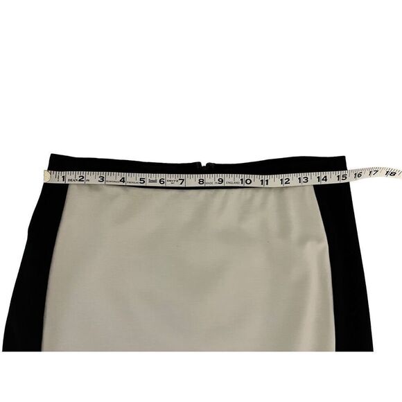 Talbots ivory and black pencil skirt - Picture 7 of 8